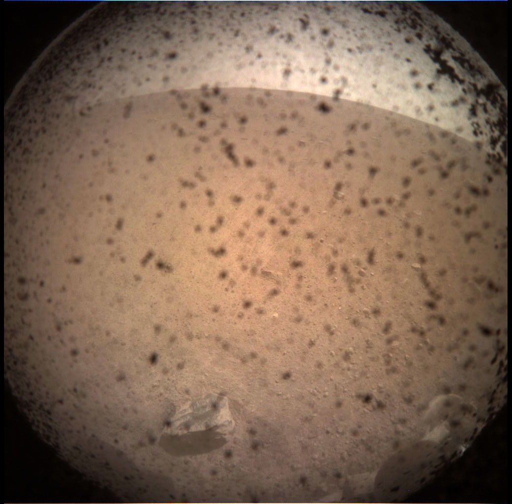 NASA's InSight Mars lander acquired this image of the area in front of the lander