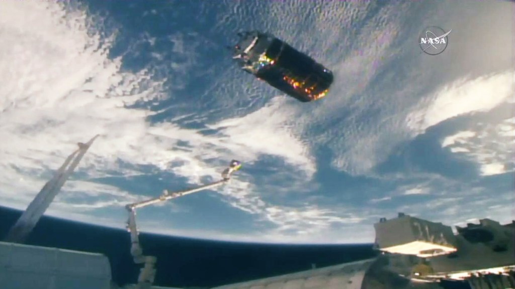 
			Astronauts Release Japanese Spaceship - NASA			