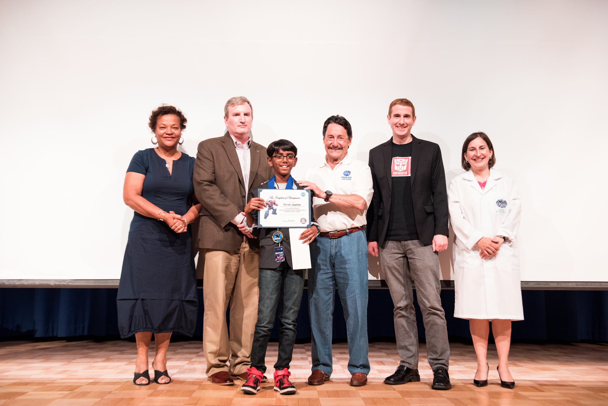 Fifth grader Krrish Jagatap won first place in the elementary age group of OPSPARC 2018.