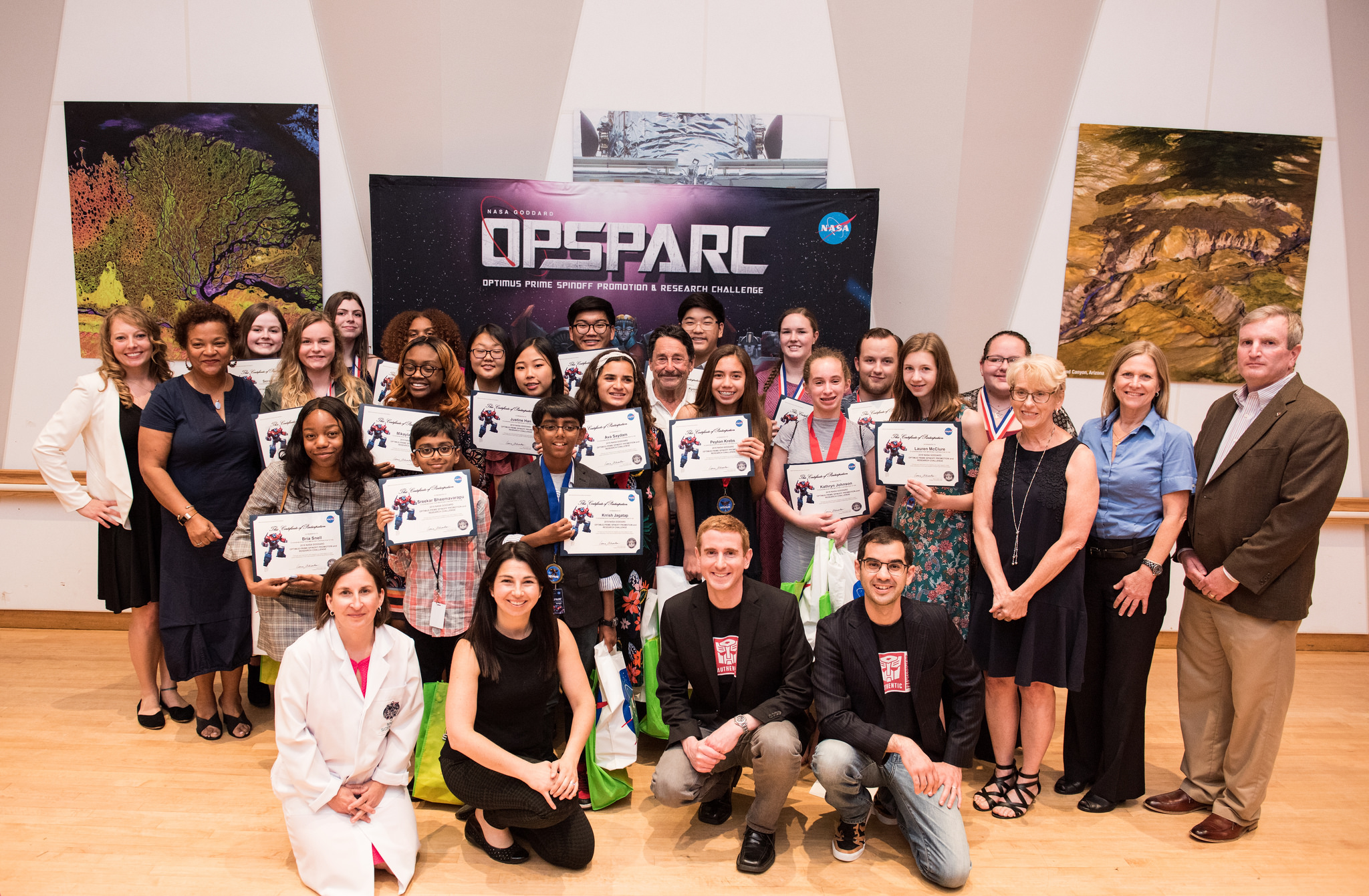 The OPSPARC team came together for the OPSPARC 2018 awards ceremony on June 14, 2018.