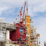prepping for green run testing at Stennis Space Center