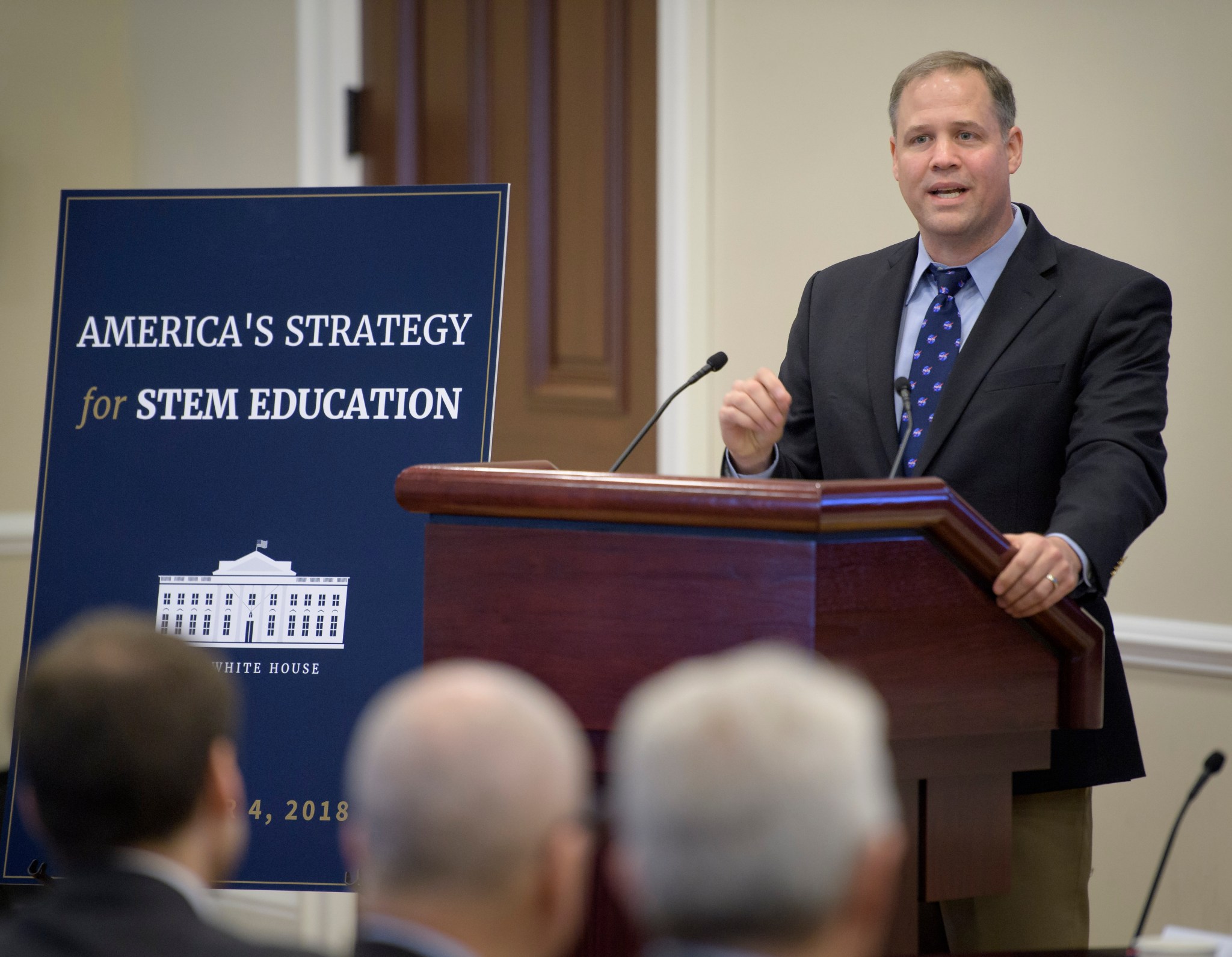 NASA Administrator Jim Bridenstine, co-chair for the Committee on STEM Education