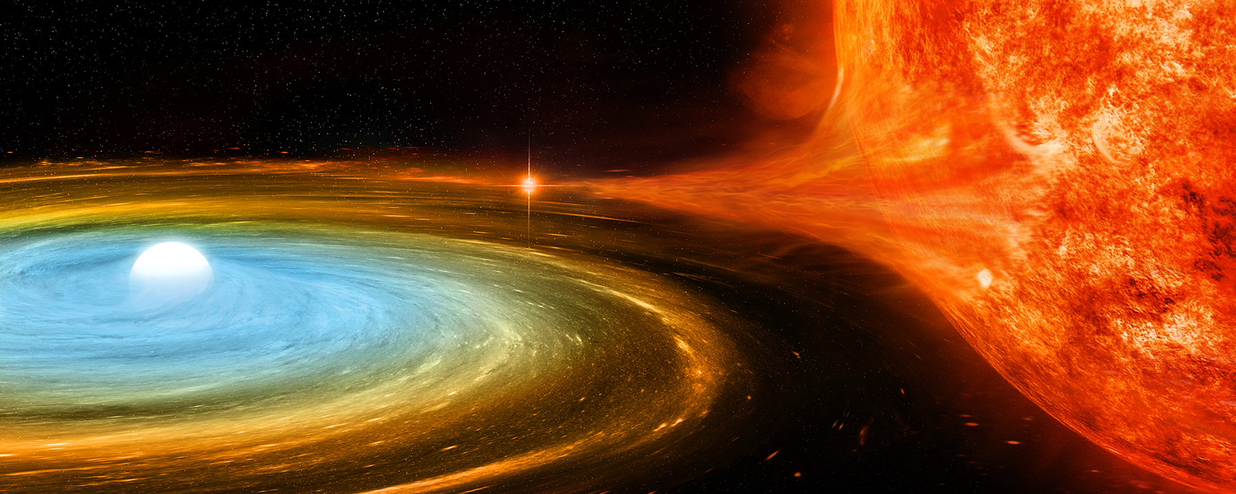 Illustration of astronomical event