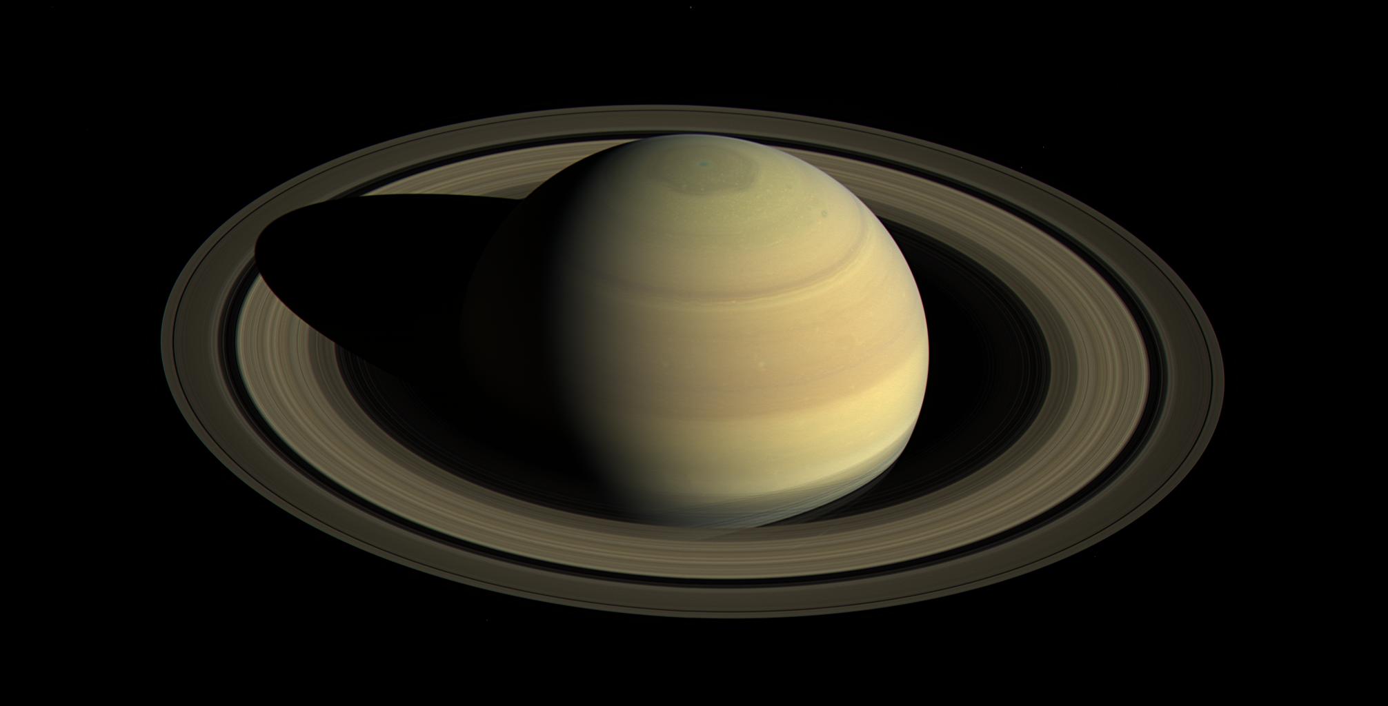 Cassini image of Saturn and its rings