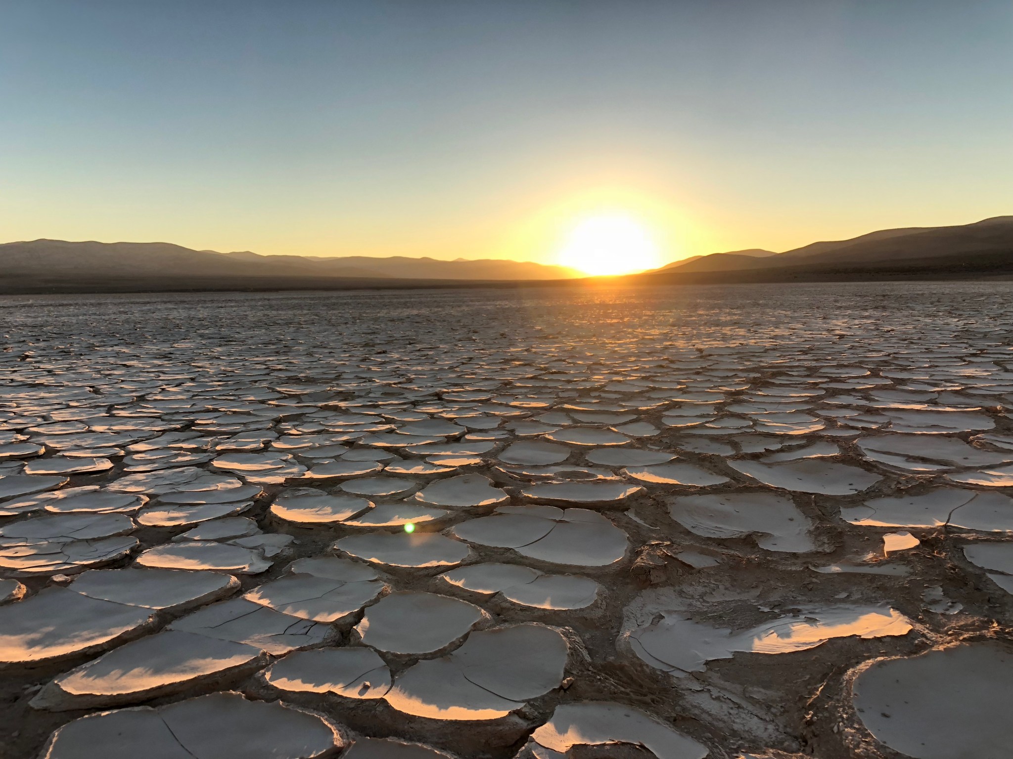 Sunrise over the Atacama Desert in Chile.