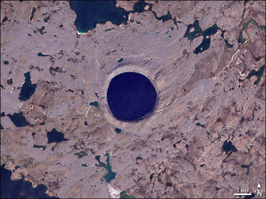 Pingualuit Crater, northern Quebec, Canada