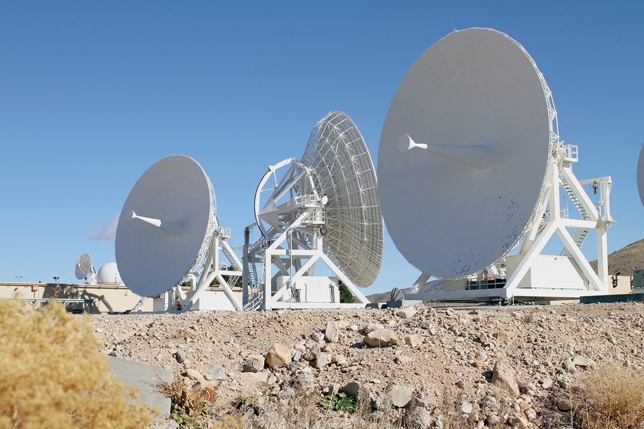 antennas at NASA White Sands Ground Terminal