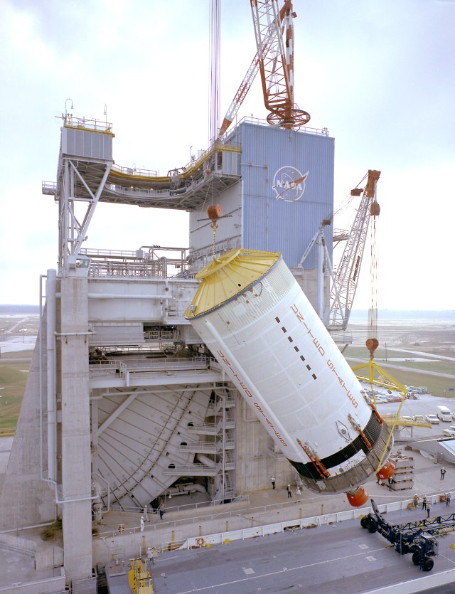 The Mississippi Test Facility successfully completed the first full-duration static test firing of 1968.