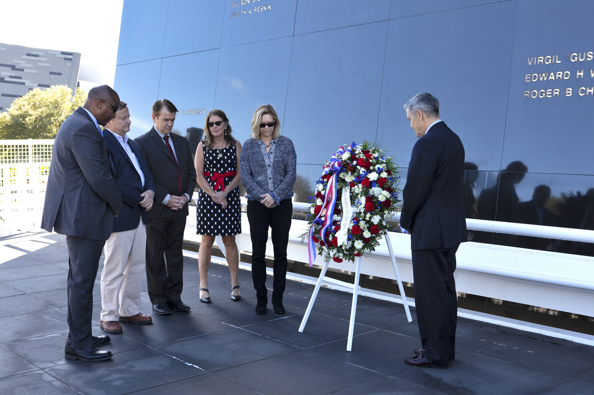 Kennedy leaders and guests gather to honor those astronauts who have fallen in the pursuit of space exploration