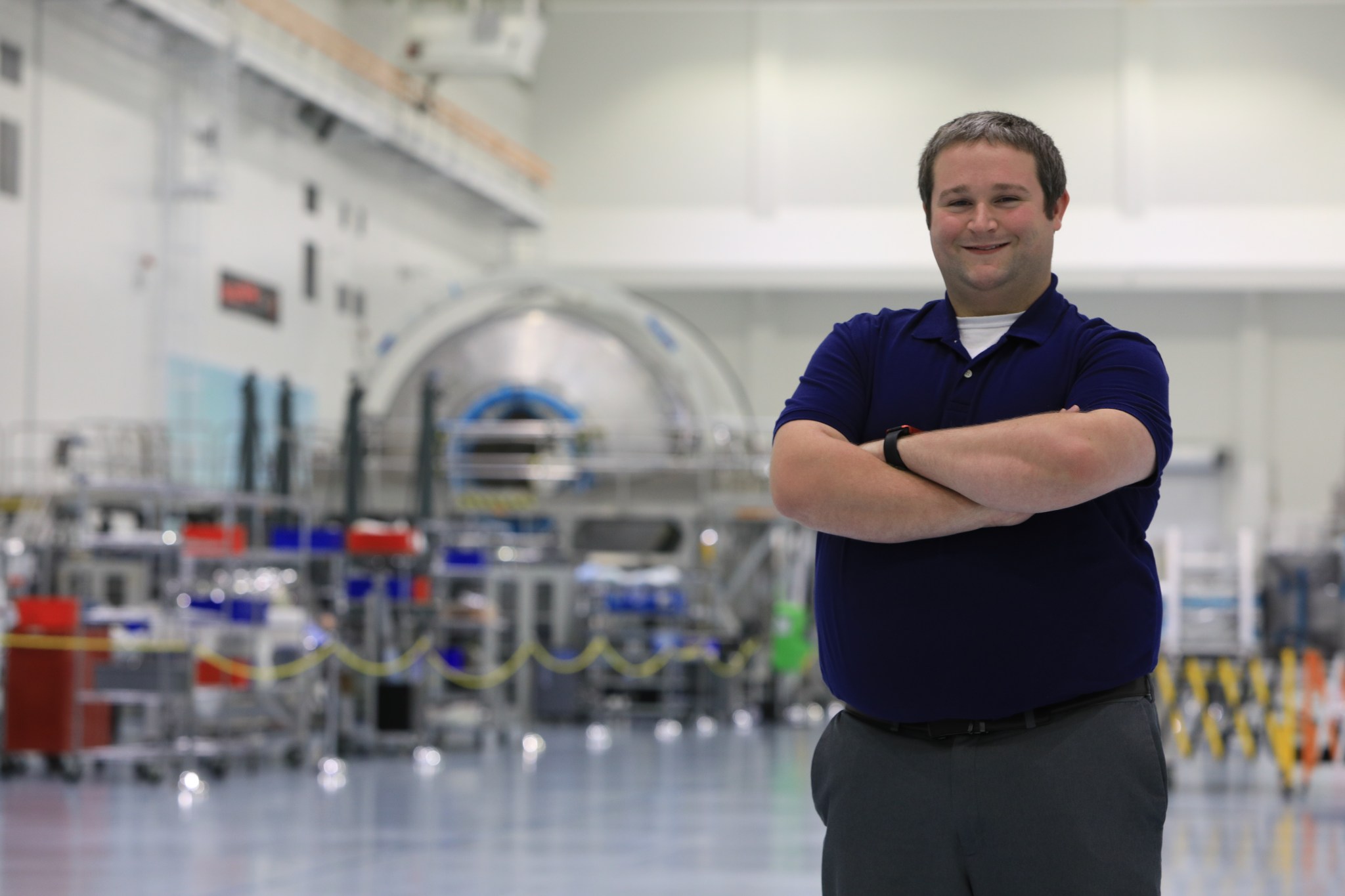 Ethan Christian, an operations engineer at NASA's Kennedy Space Center, helps keep the International Space Station flying.