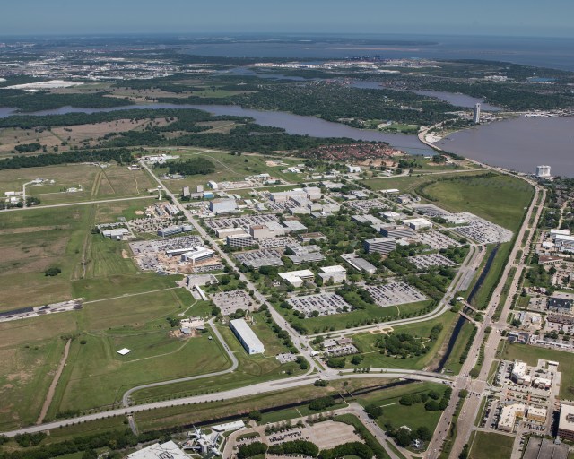Aerial photograph of Johnson Space Center