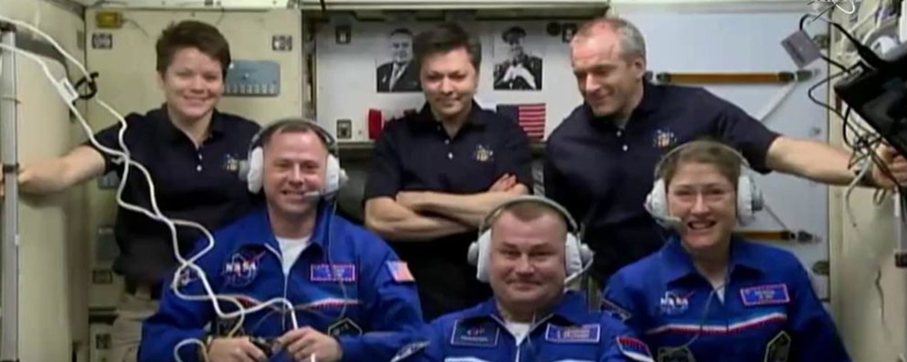 6 people on International Space Station