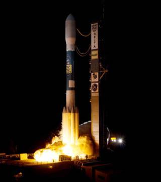 Photograph of Kepler launching