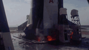 Saturn V launch GIF