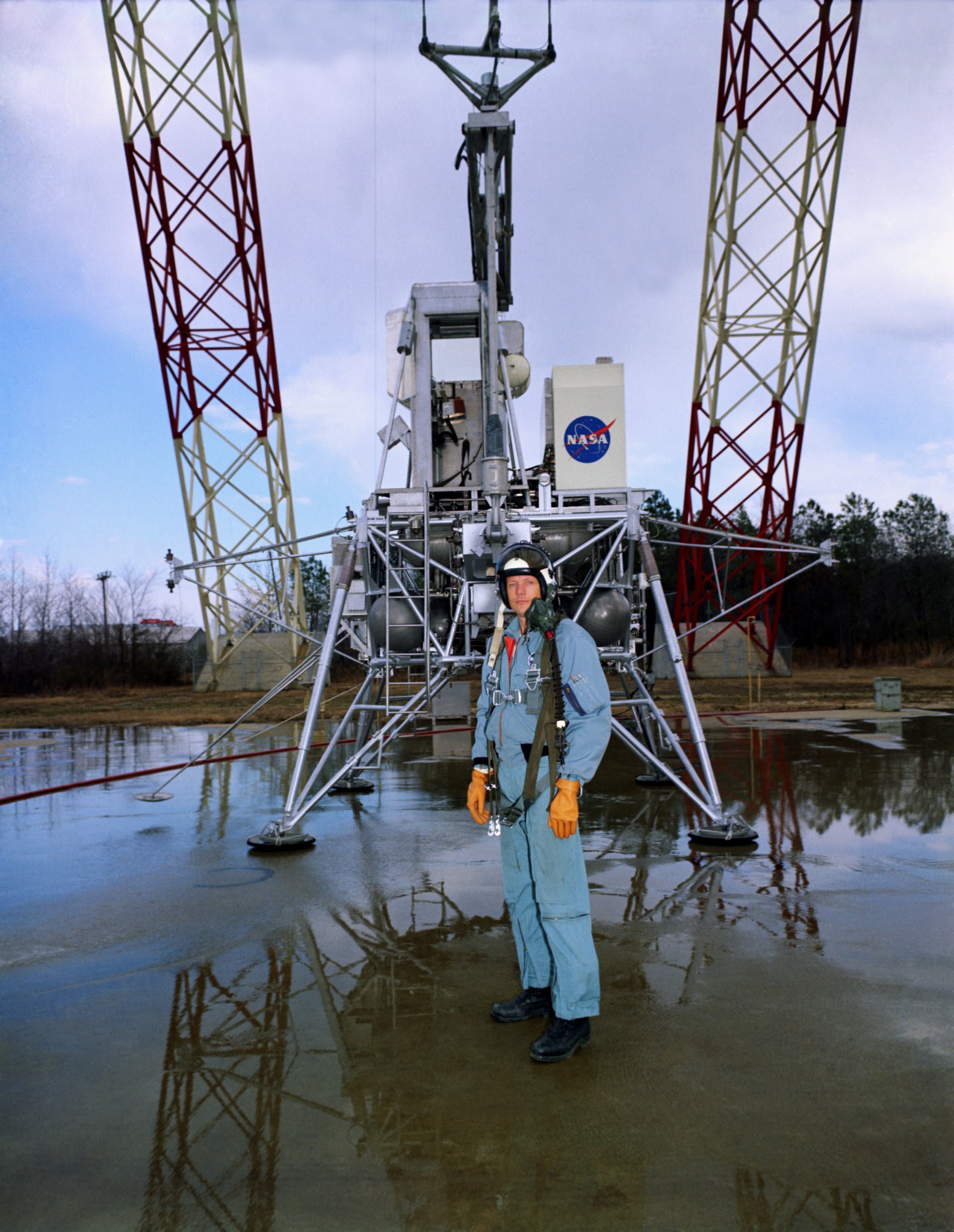 Neil Armstrong at NASA Langley's Lunar Landing Research Facility