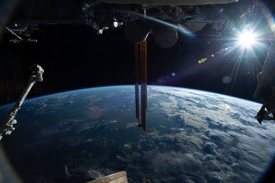A view from the International Space Station taken Feb. 21, 2019.