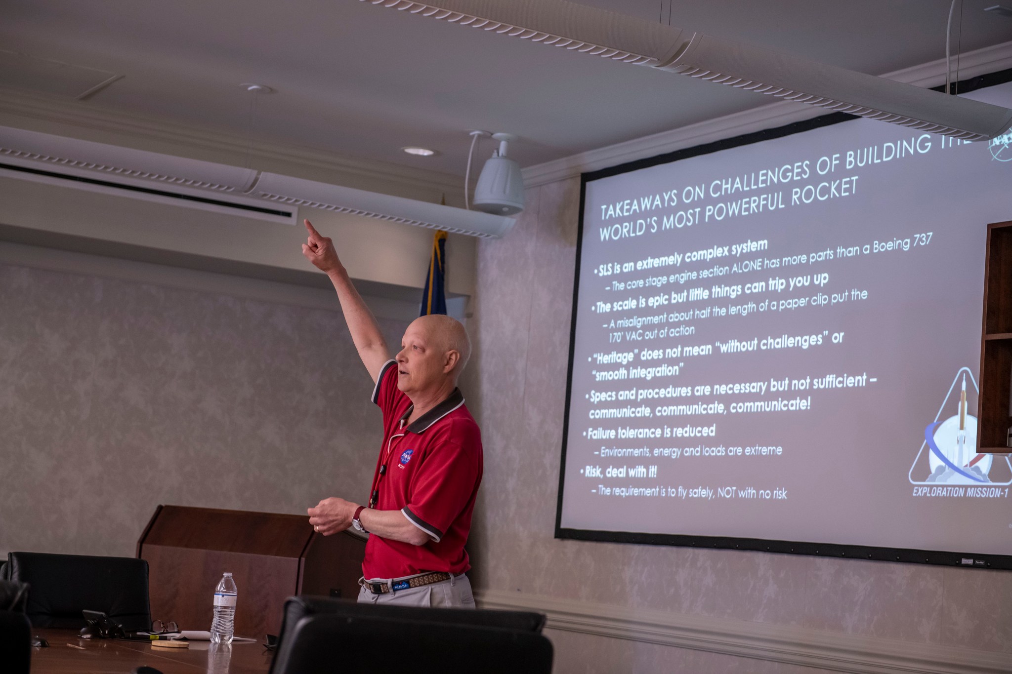 Andy Schorr, deputy manager for the Spacecraft Payload Integration and Evolution Office for NASA’s Space Launch System.