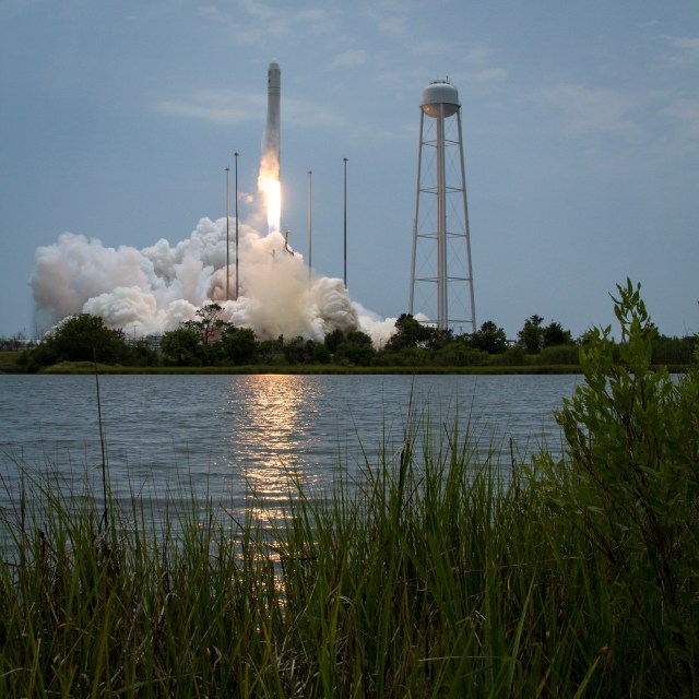 file photo of Antares rocket launch from 2014