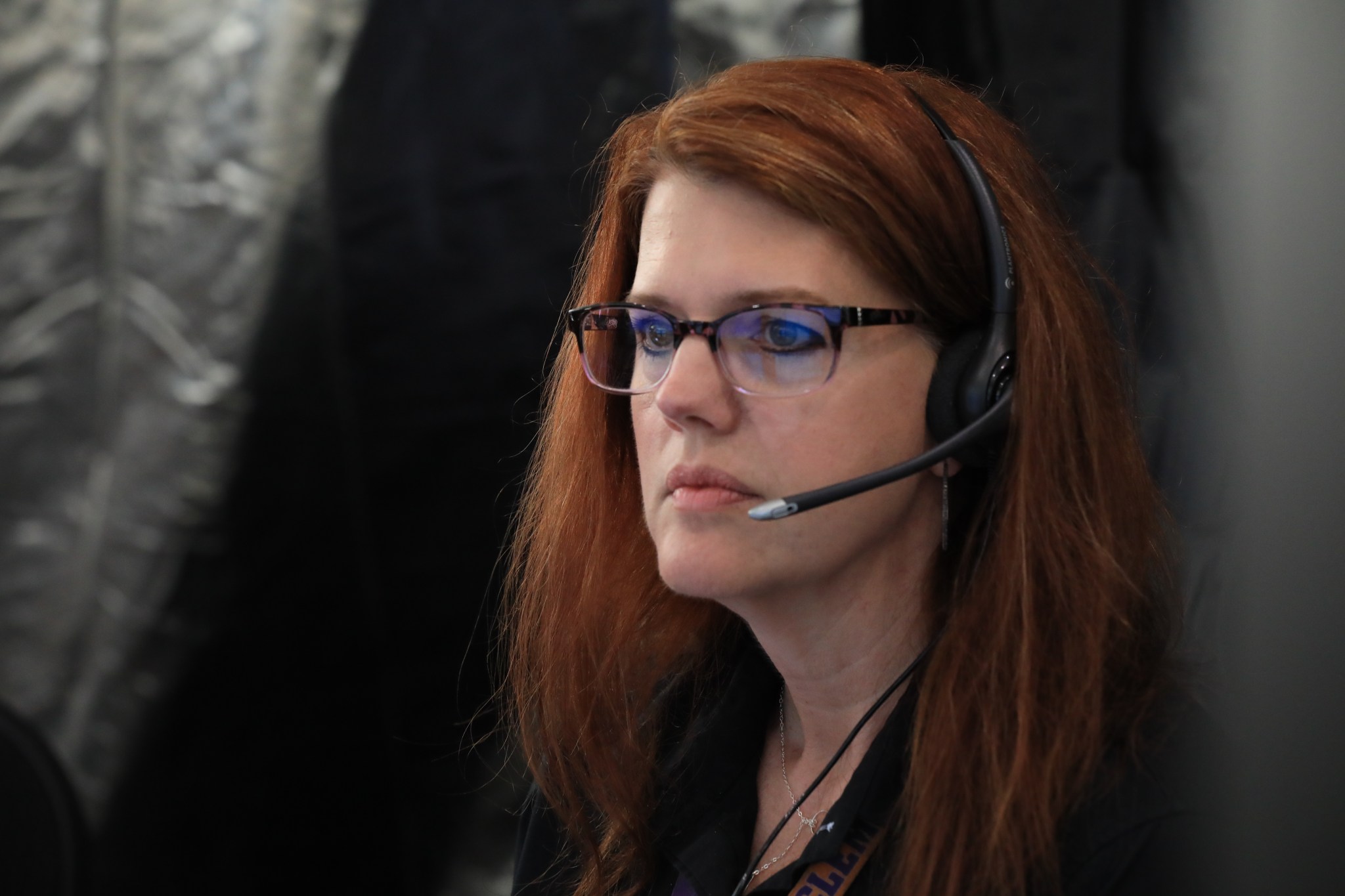 Charlie Blackwell-Thompson leads a cryo simulation in Launch Control Center Firing Room 2 at Kennedy Space Center.