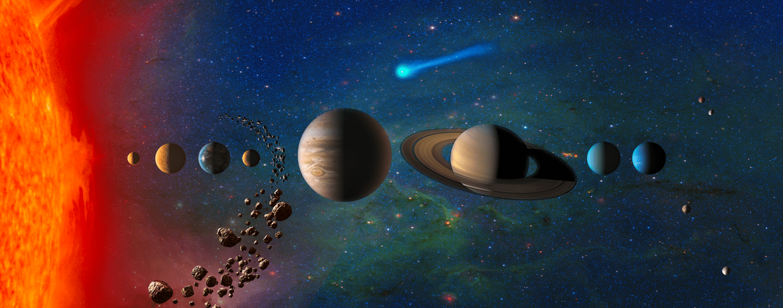 Artist Concept of the Solar System
