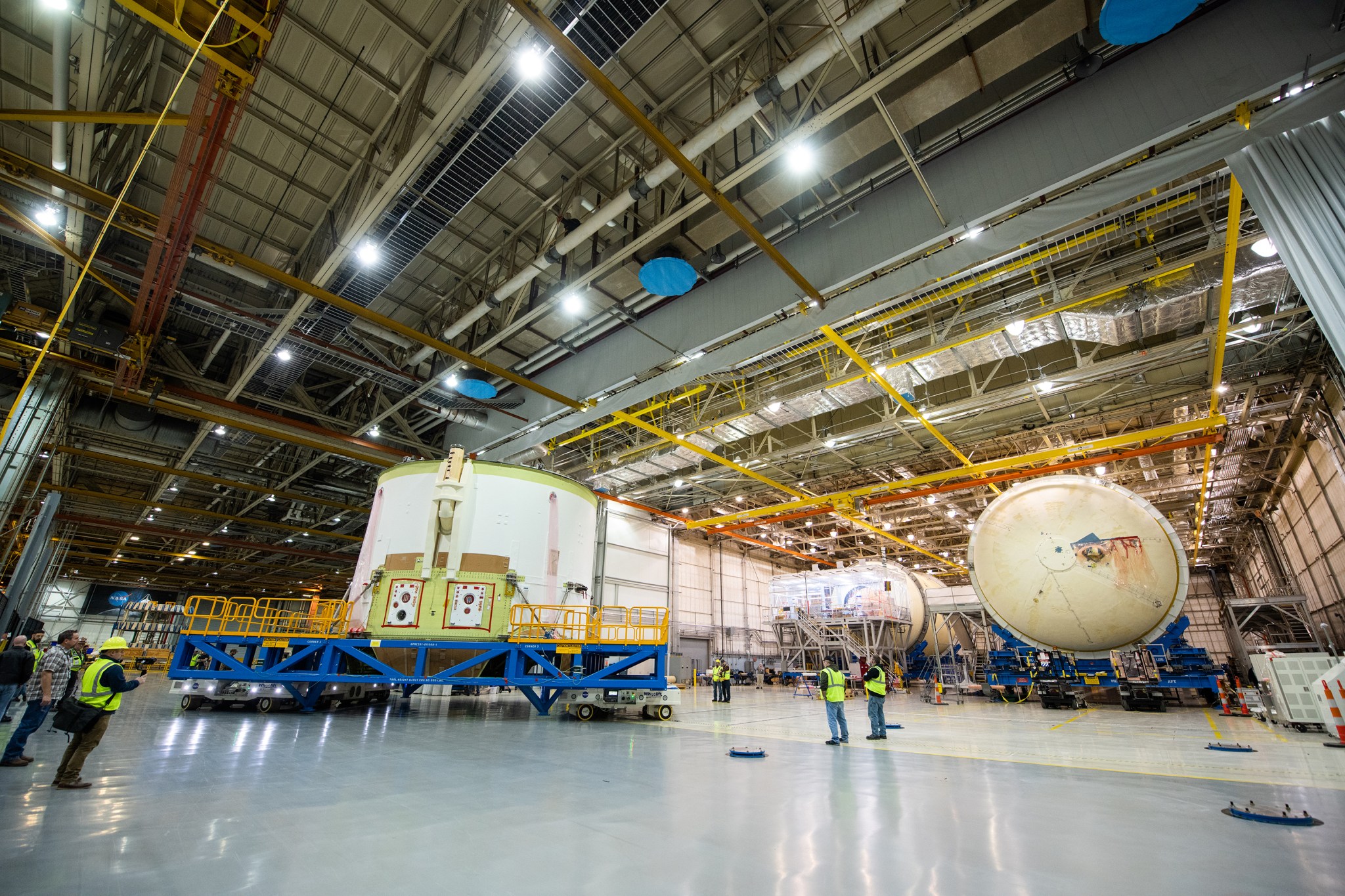 NASA’s Space Launch System, the engine section