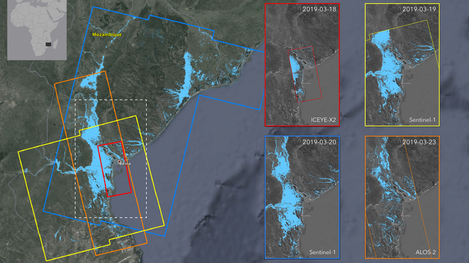 Flood proxy maps 