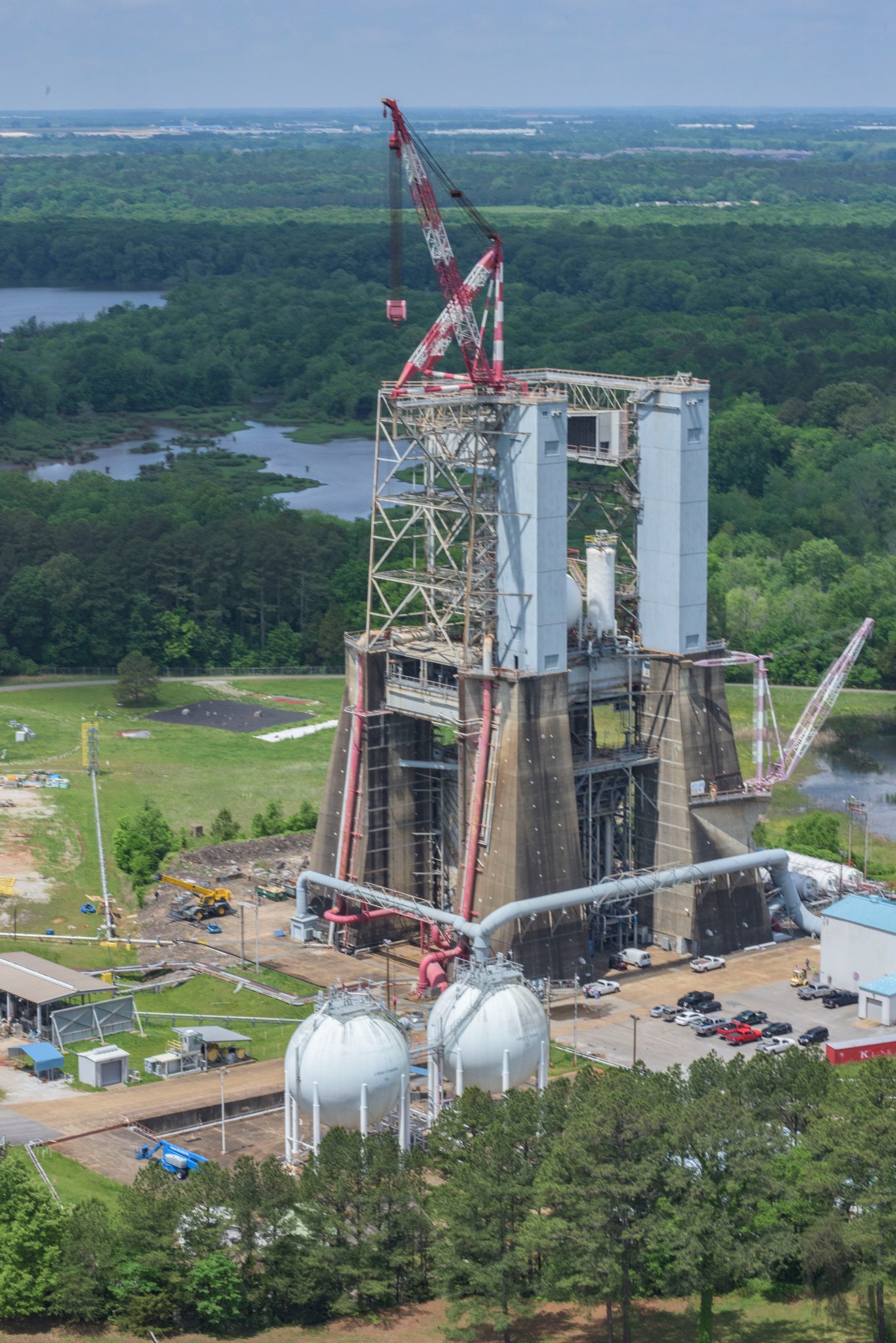 Test Stand 4670, at NASA’s Marshall Space Flight Center in Huntsville, Alabama