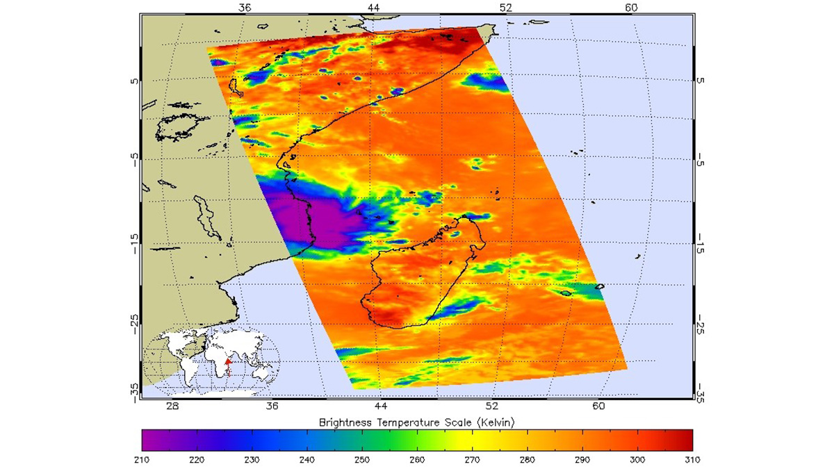 northern Mozambique on Thursday, April 25