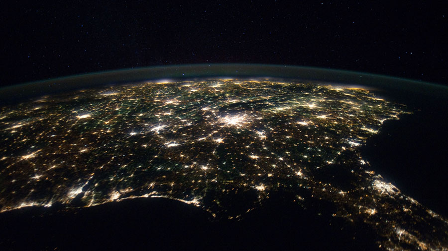 The Gulf and eastern coasts of the United States