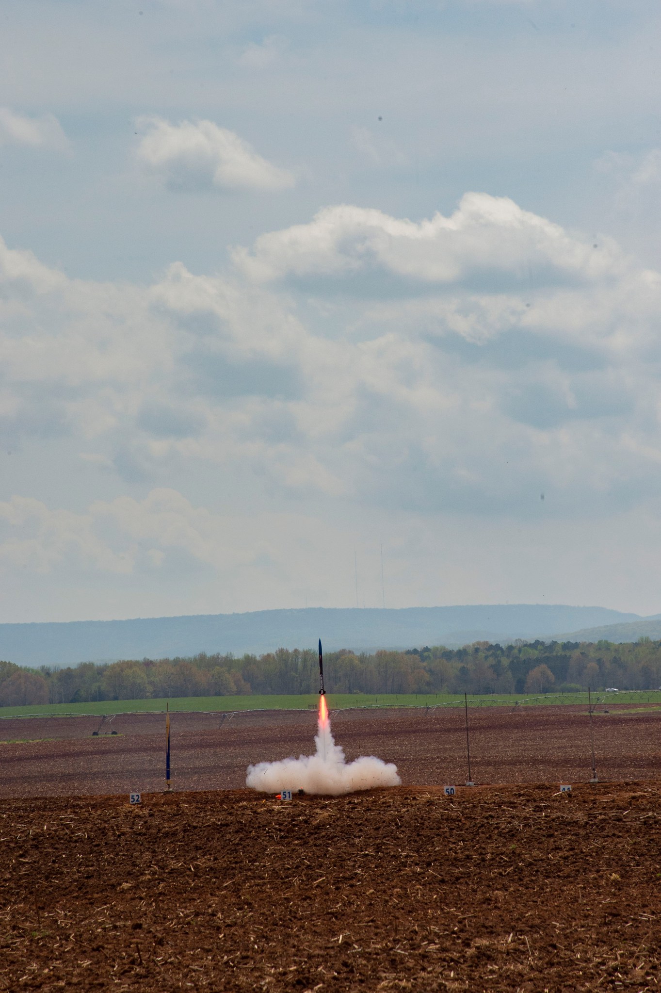 High-powered amateur rocket launching