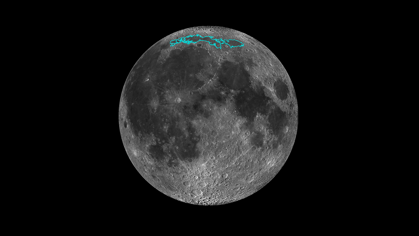 New surface features of the Moon have been discovered in a region called Mare Frigoris
