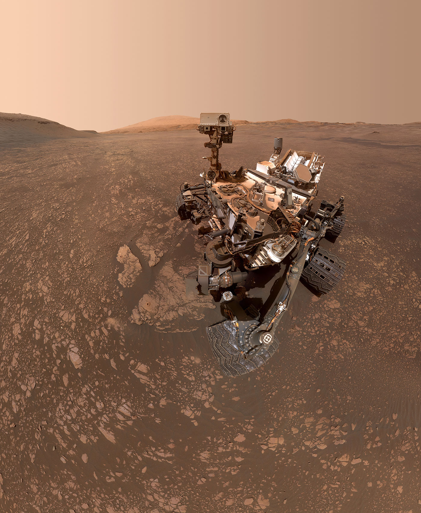 NASA's Curiosity Mars rover took this selfie on May 12, 2019