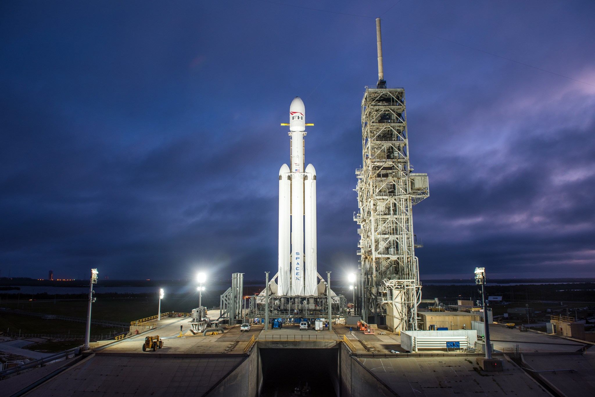 Feb. 6, 2018 SpaceX Falcon Heavy test launch