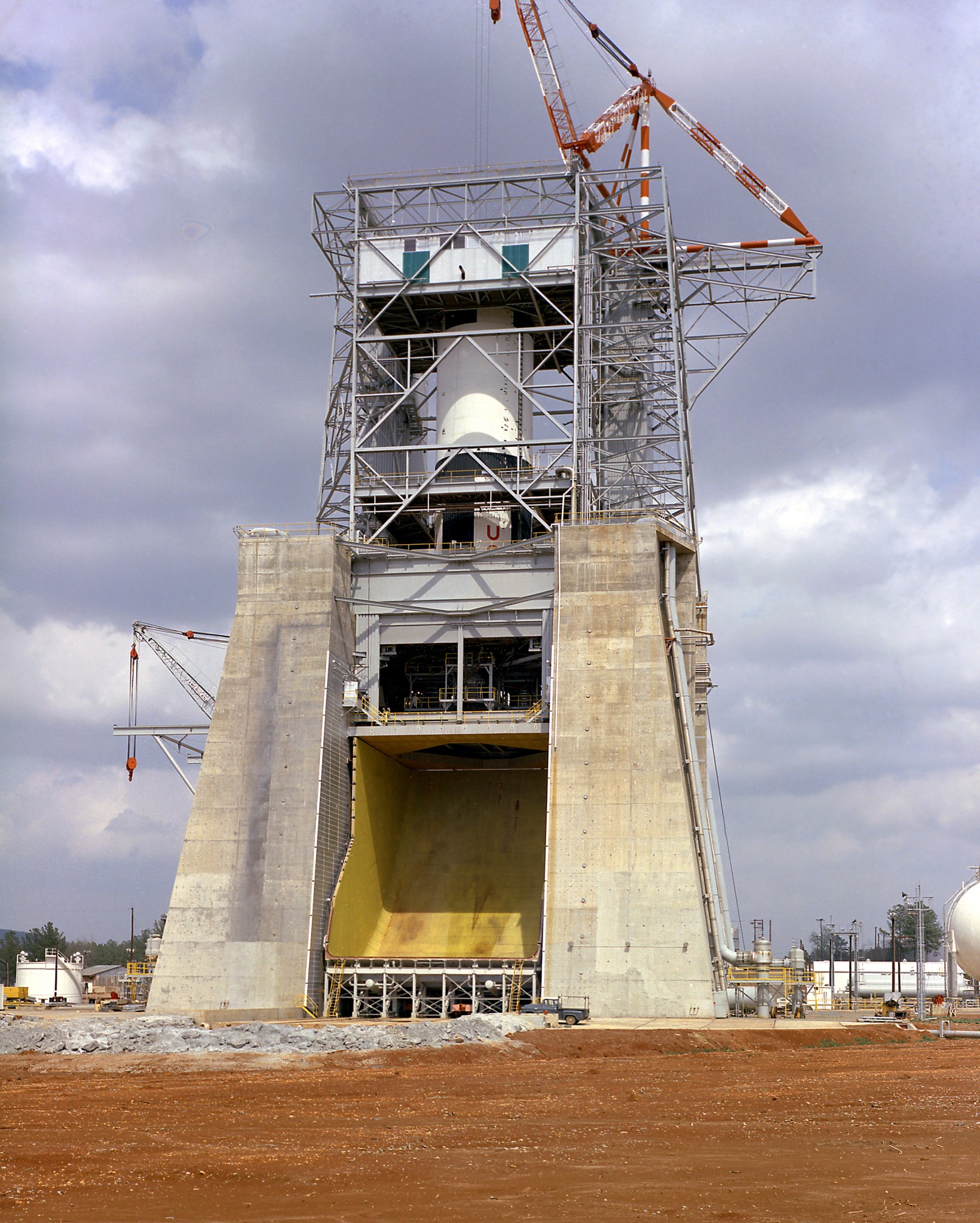 This week in 1966, NASA’s Marshall Space Flight Center successfully static-fired S-IC-2, the first stage of the second Saturn V.