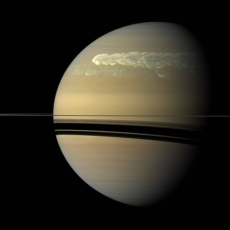 cassini_saturn_great_white_spot_northern_hemisphere_storm