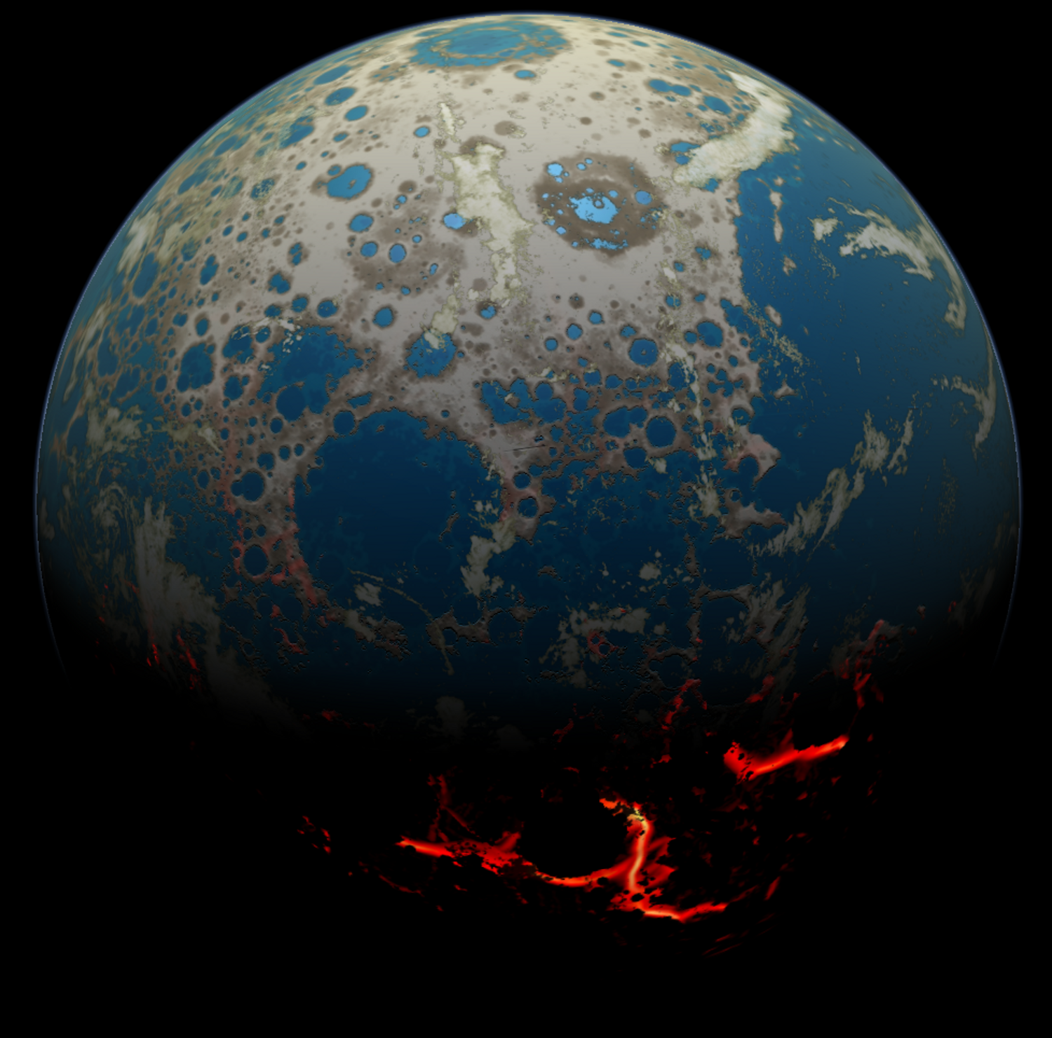 Artist's conception of Early Earth