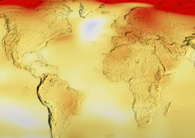 Heat Map of Earth