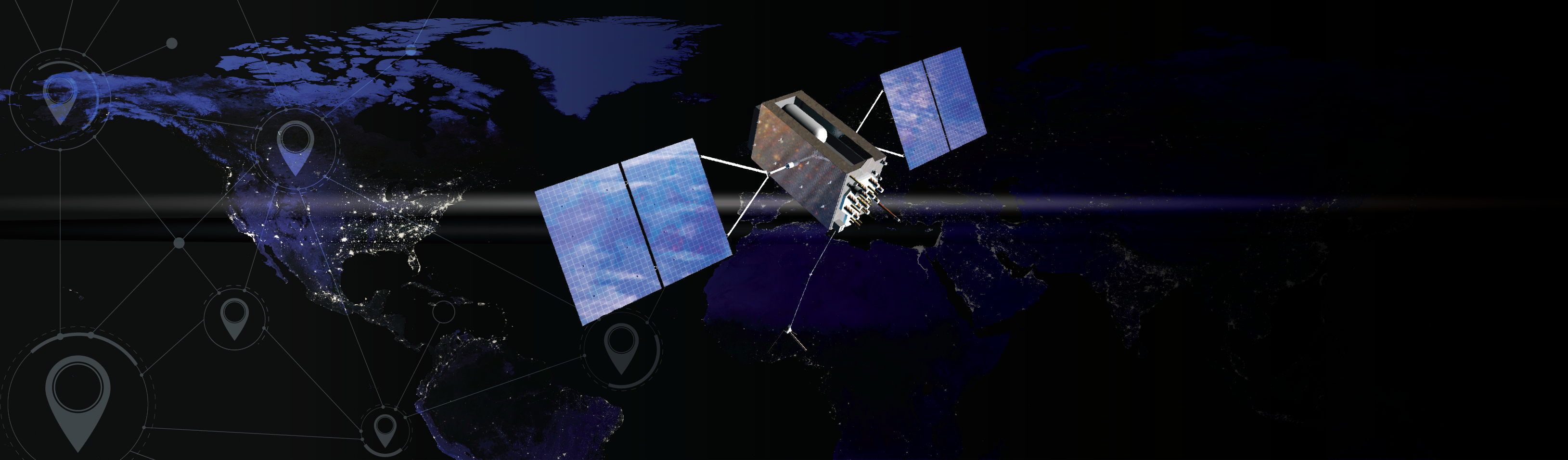 gps satellite in space