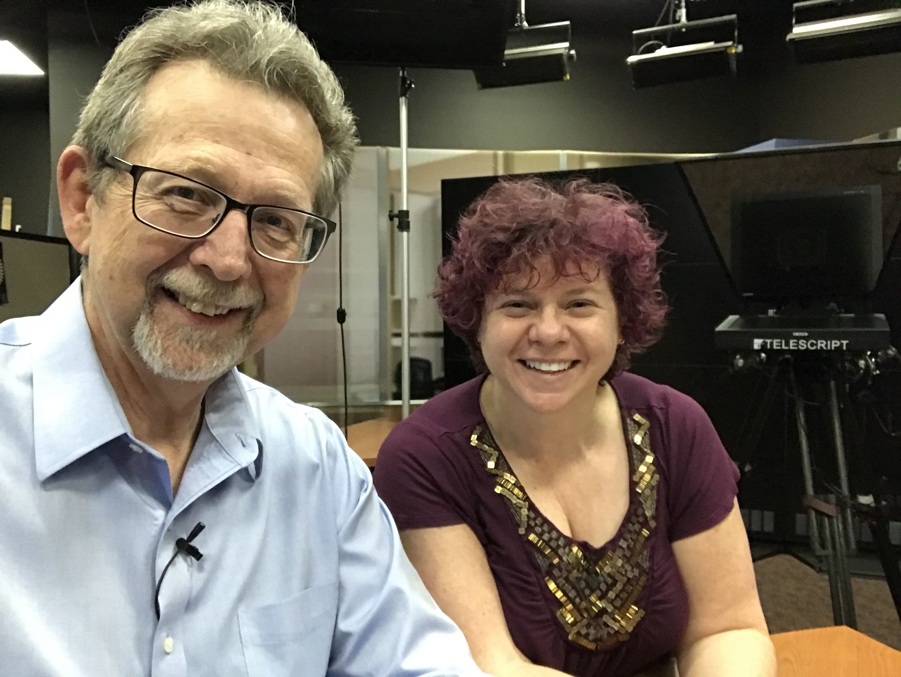 Jim Green and Barbara Cohen at NASA's Goddard Space Flight Center, Greenbelt, Maryland.