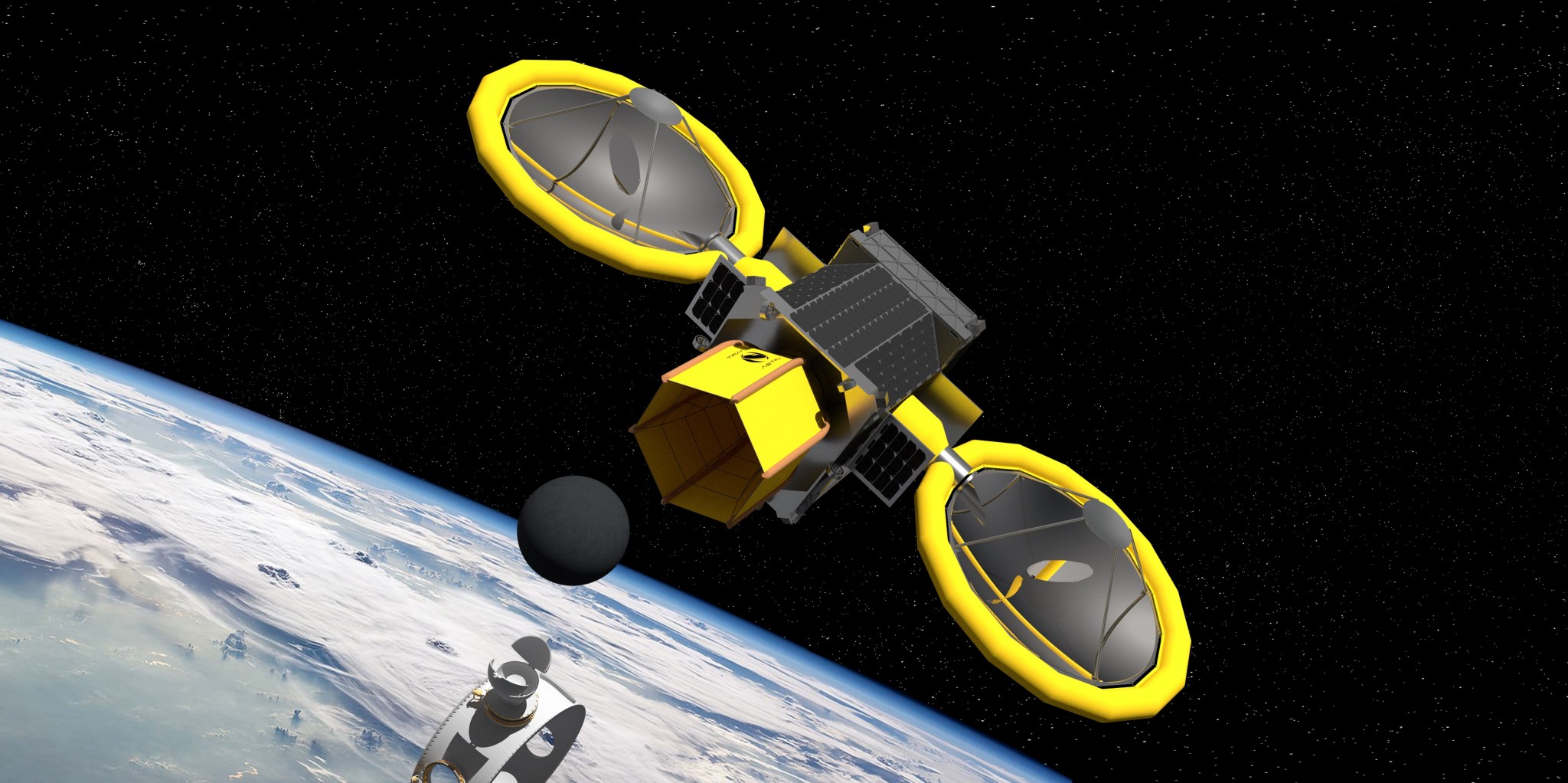Illustration of the Mini Bee mission concept, a 2019 NIAC Phase III.