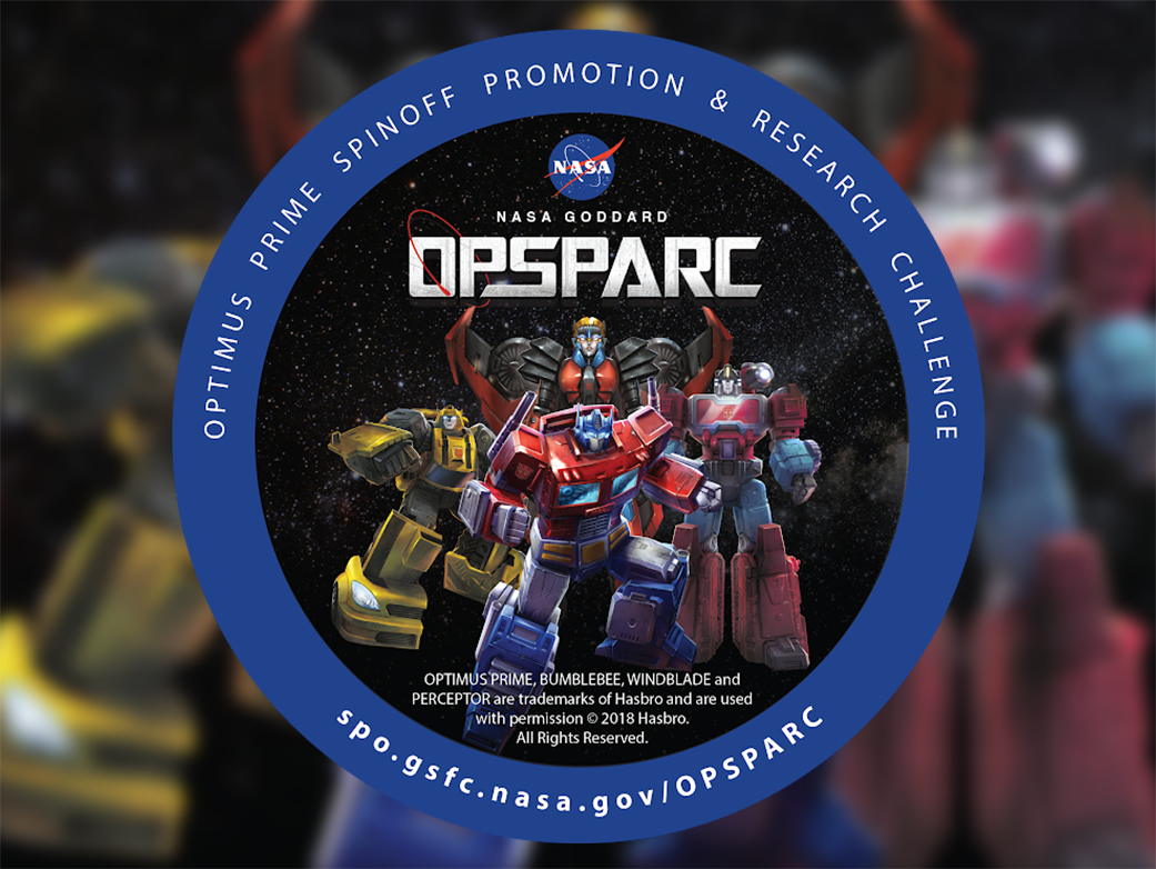 logo including robots in blue circle