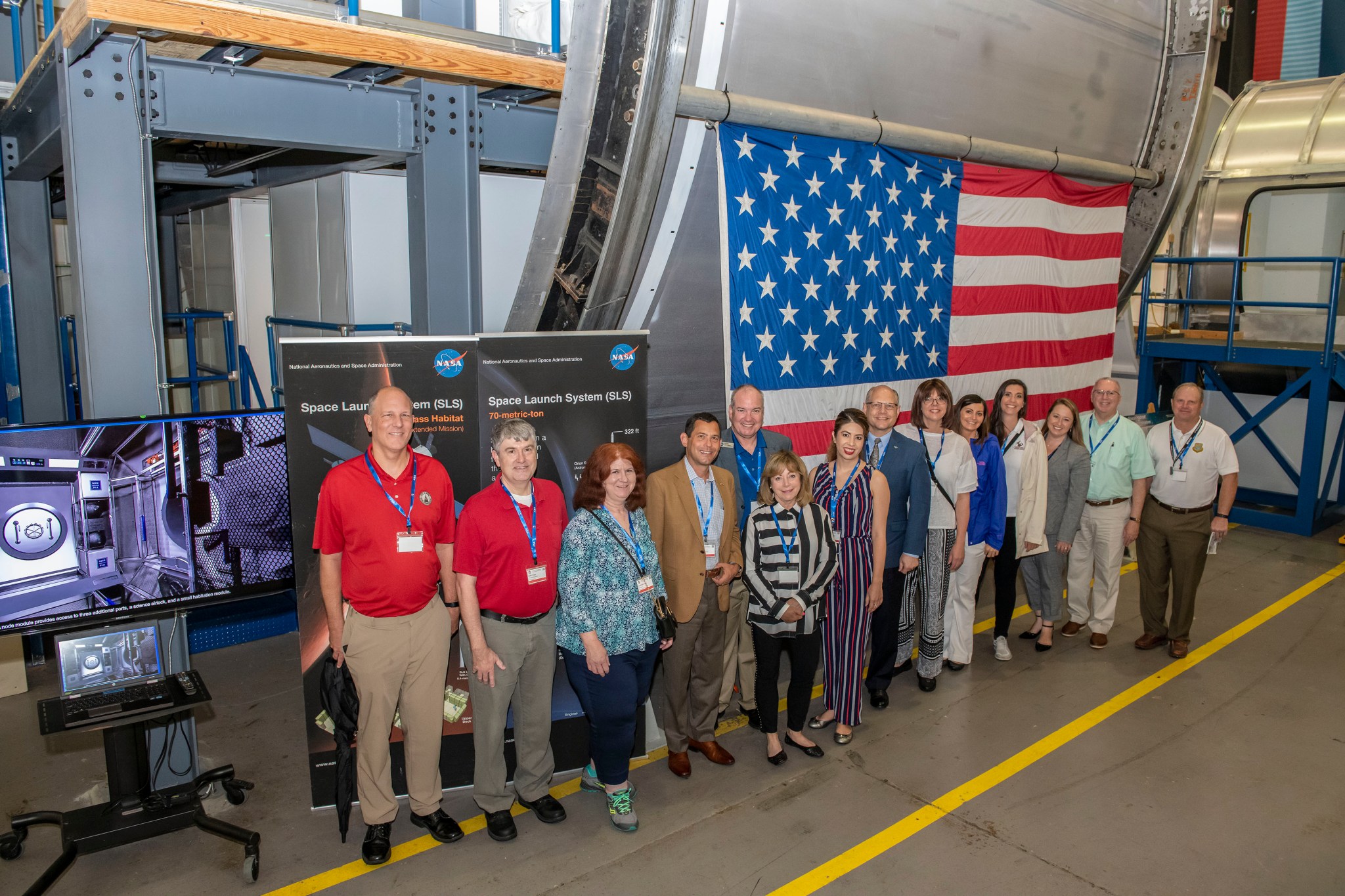 Members of the Aerospace States Association toured NASA’s Marshall Space Flight Center on June 17.