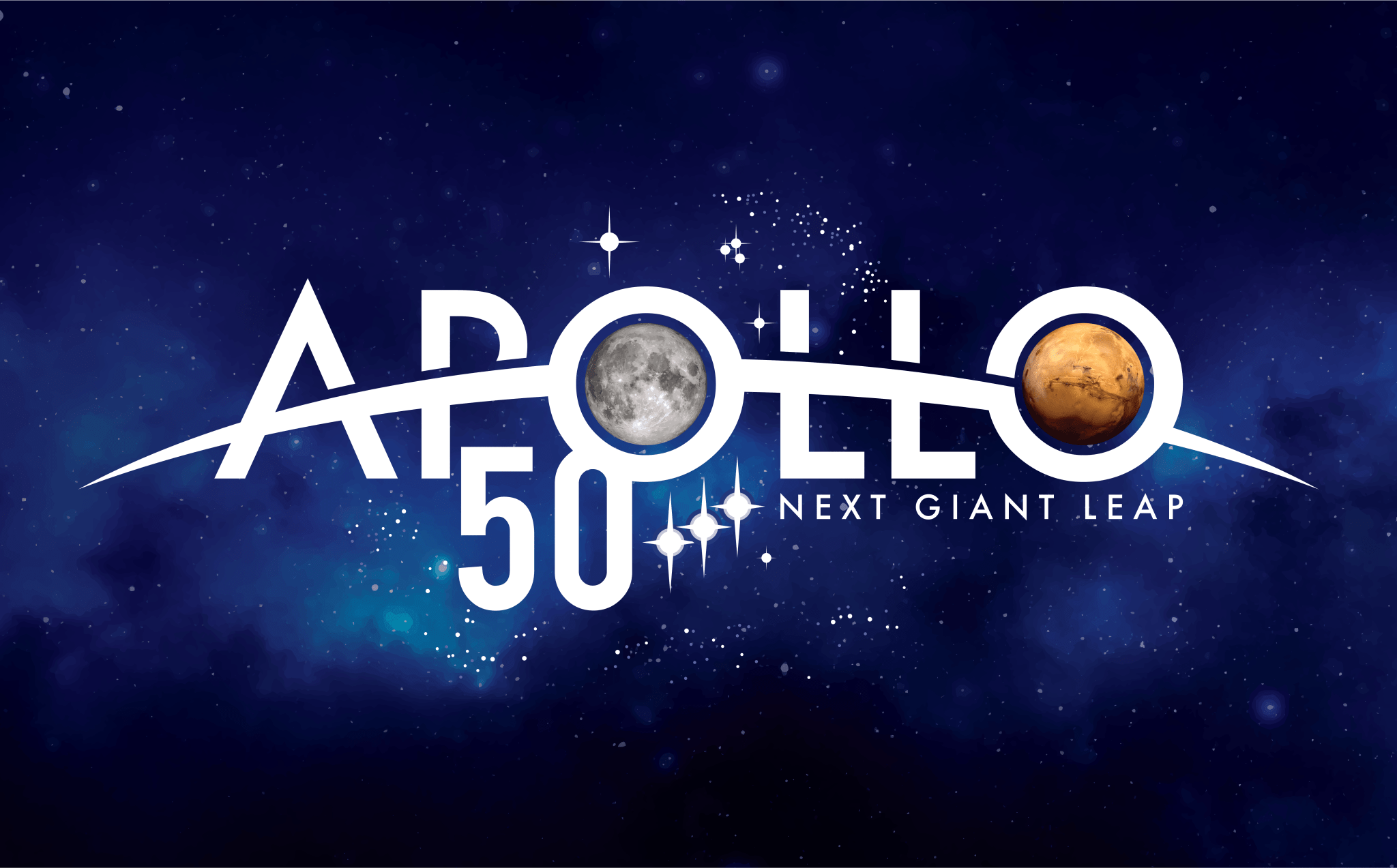 Apollo 50th Logo full color at 300 DPI