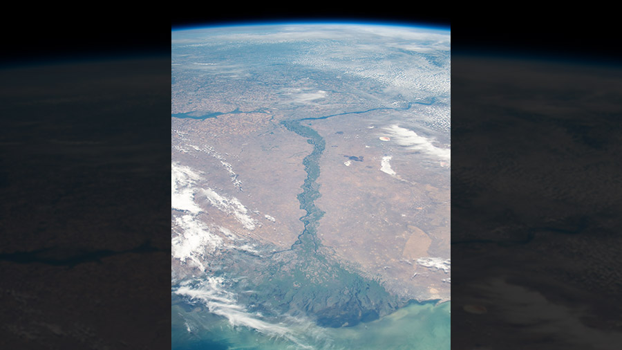 The Volga River flows into the Caspian Sea
