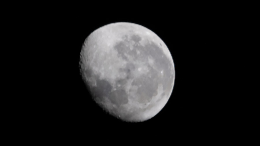 A waning gibbous Moon on the 50th anniversary of NASA landing humans on the lunar surface