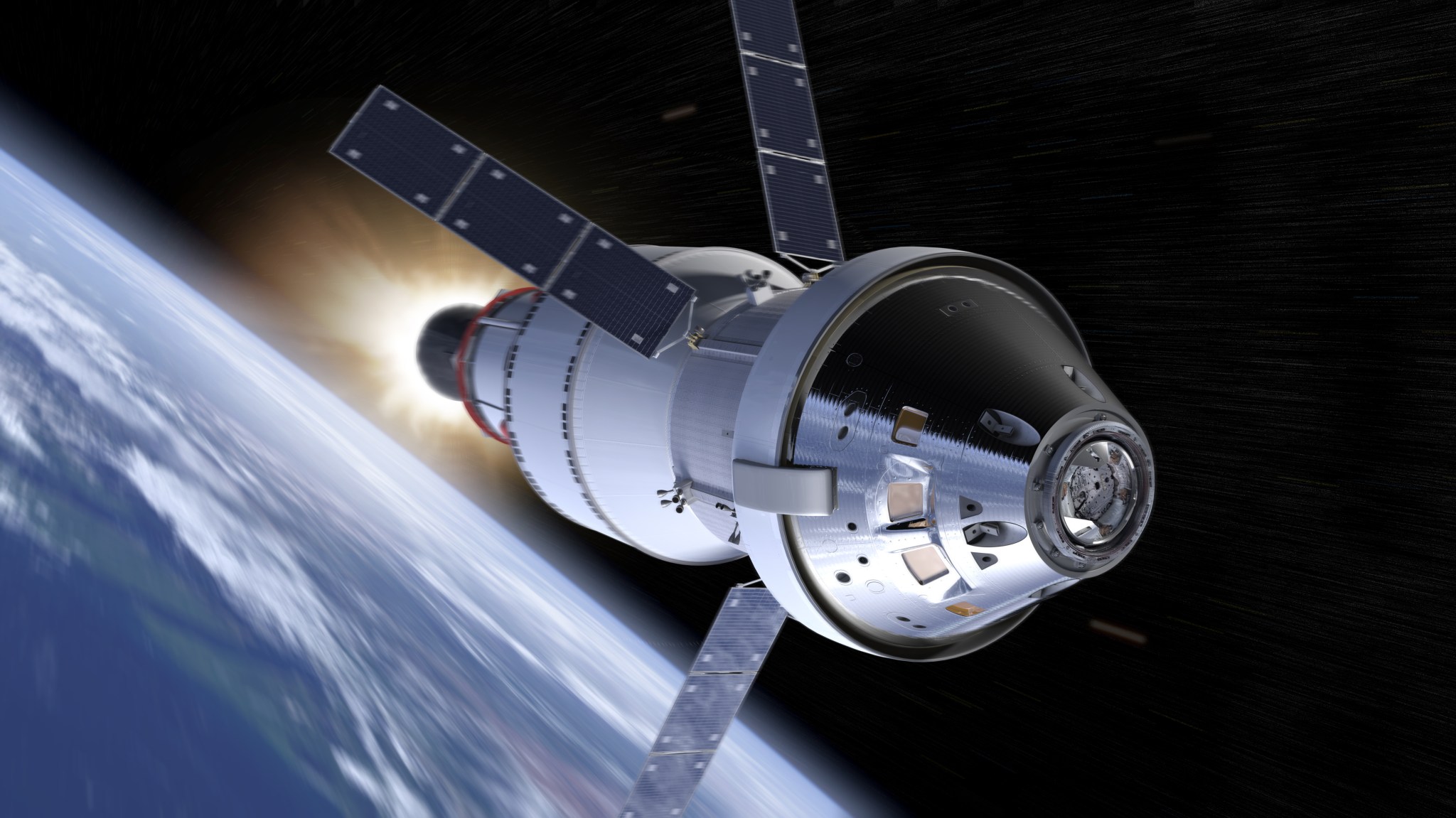 illustration of Orion spacecraft