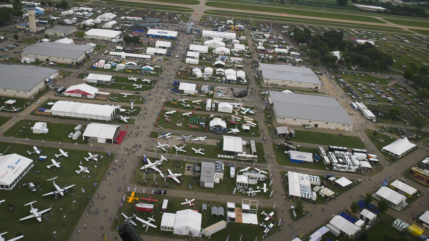 AirVenture 2018 Aerial view.