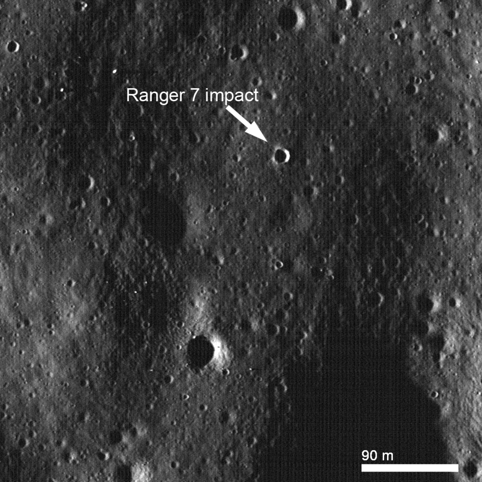 ranger_7_impact_crater_from_lroc_low_sun_angle