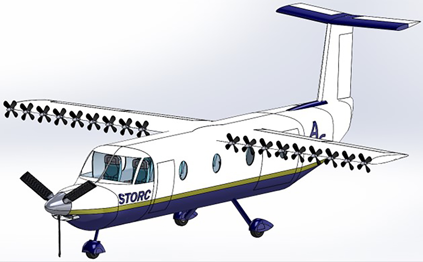 Artist rendering of the STORC aircraft.