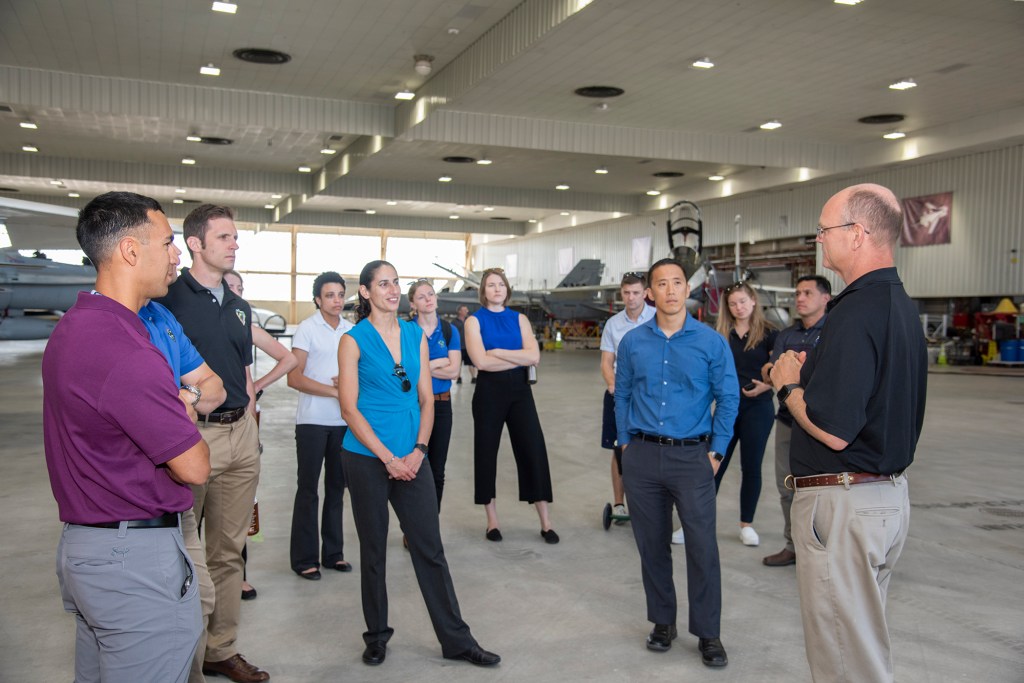 NASA's 2017 astronaut candidates toured aircraft hangar at Armstrong Flight Research Center, in Southern California.